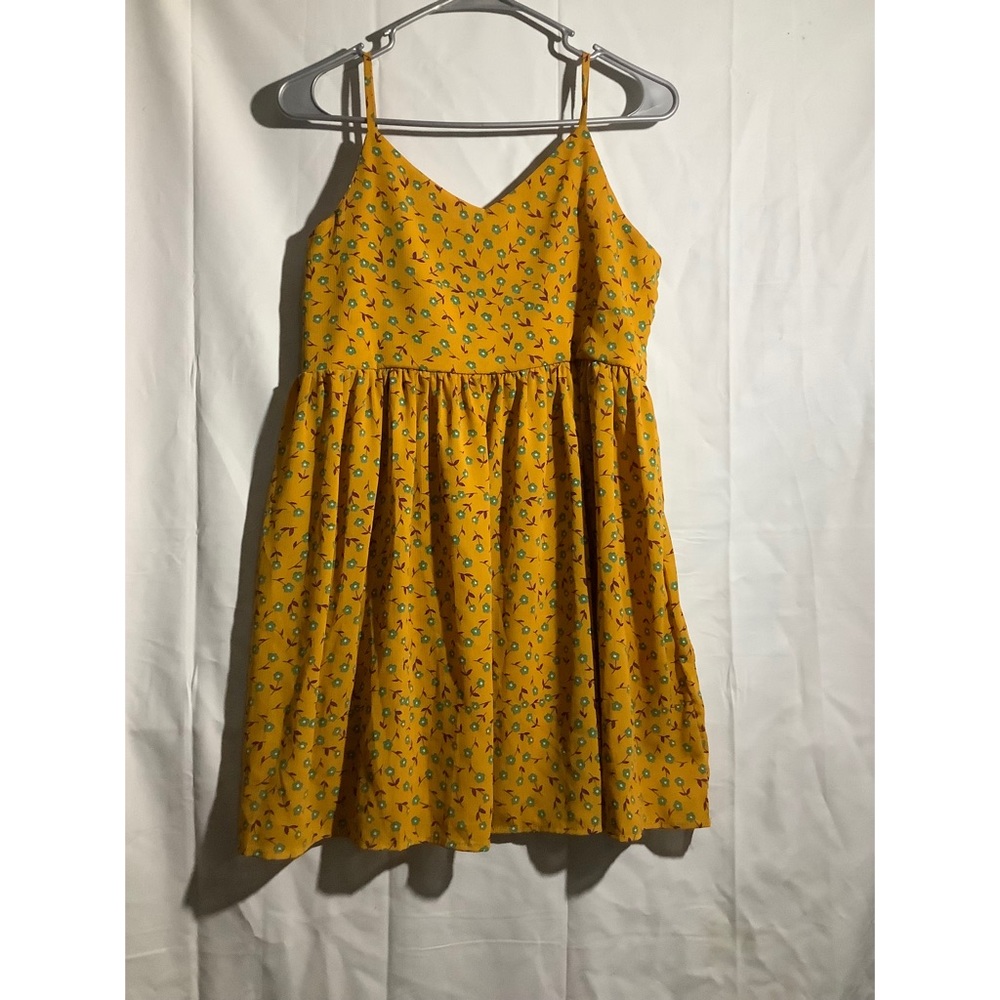 Cami Floral Yellow Dress